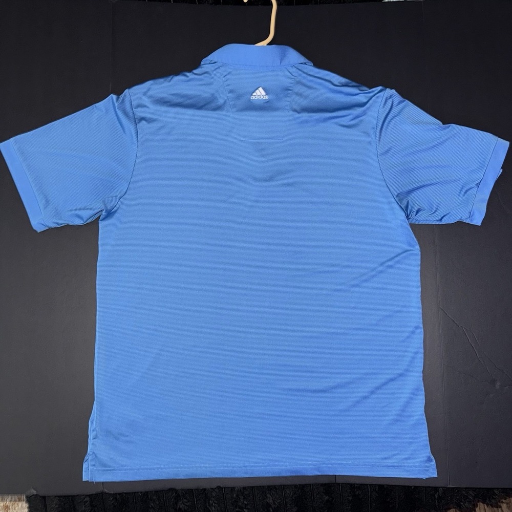 Men's Large adidas Climalite Chiquita Classic Men's Golf Polo Blue Chiquita Logo - Picture 4 of 5